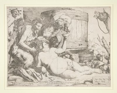 Bacchanal (Drunken Silenus) od Jusepe de Ribera