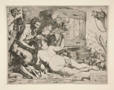 Bacchanal (Drunken Silenus) od Jusepe de Ribera