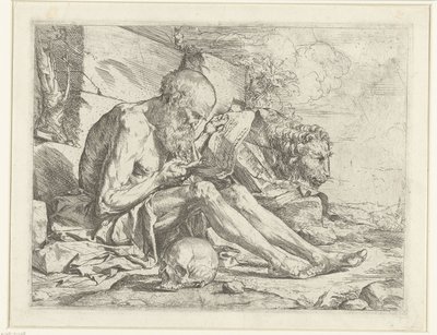 Svatý Jeroným čtení od Jusepe de Ribera