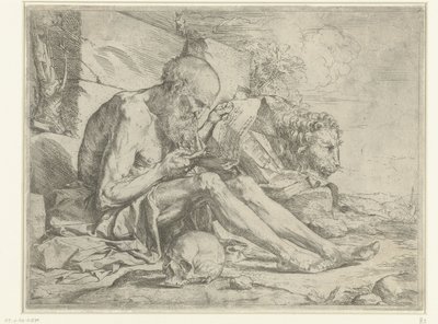 Svatý Jeroným čtení od Jusepe de Ribera
