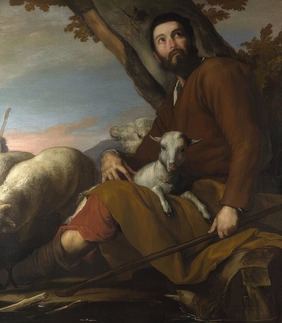 Jákob s Labanovým stádem. Pravděpodobně 1638 od Jusepe de Ribera