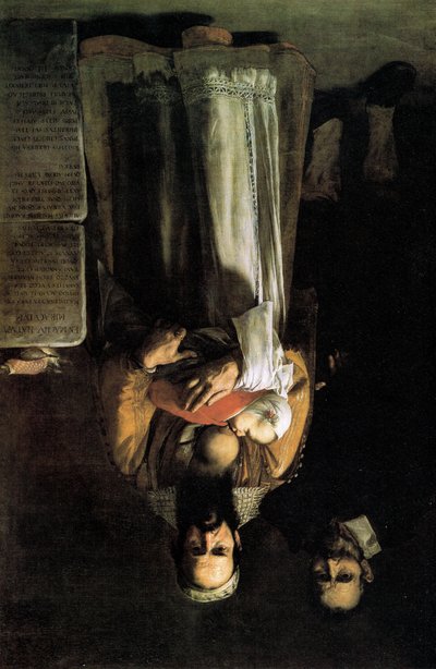 Magdalena Ventura s manželem a synem od Jusepe de Ribera