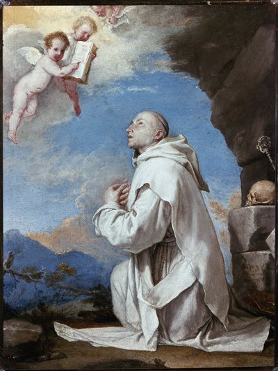 Svatý Bruno (Bruno kartuzián, Bruno de Cologne od Jusepe de Ribera