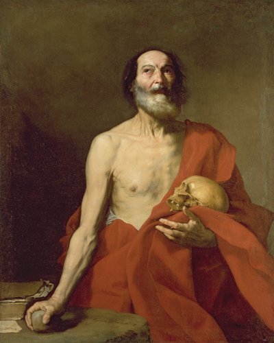 Svatý Jeroným, 1640 od Jusepe de Ribera