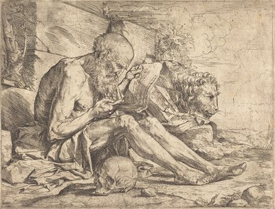 Svatý Jeroným Čtení od Jusepe de Ribera