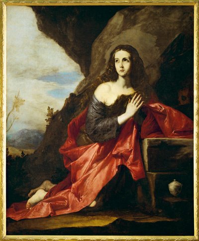 Svatá Marie Magdaléna nebo svatá Tais (malba na plátně) od Jusepe de Ribera