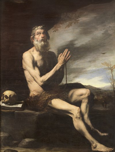 Svatý Pavel poustevník od Jusepe de Ribera