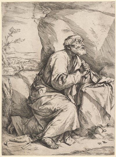 Pokání svatého Petra od Jusepe de Ribera