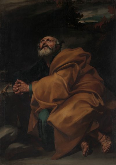 Slzy svatého Petra, ca. 1612-13. od Jusepe de Ribera