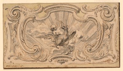 Design pro ozdobný panel od Juste Aurèle Meissonnier