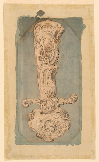 Design pro jílec loveckého meče od Juste Aurèle Meissonnier