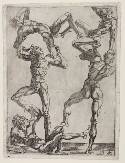 Pyramida pěti mužů, c. 1543. od Juste de Juste