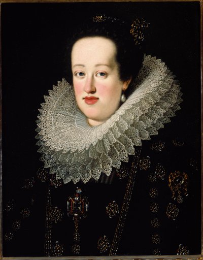 Portrét Eleonory Gonzaga, princezny z Mantovy od Justus Sustermans