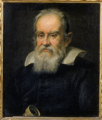 Portrét Galileo Galilei dit Galilee, italský astronom od Justus Sustermans
