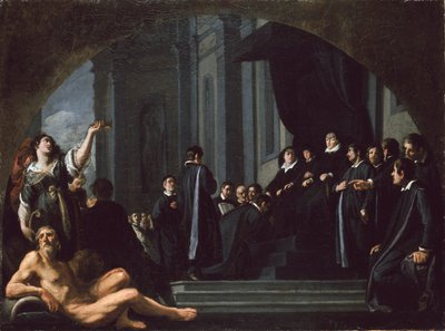 Senátoři Florencie přísahají věrnost Ferdinandu II de