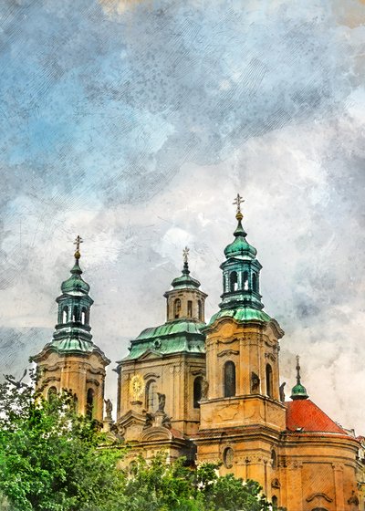 Historické pražské věže od Justyna Jaszke
