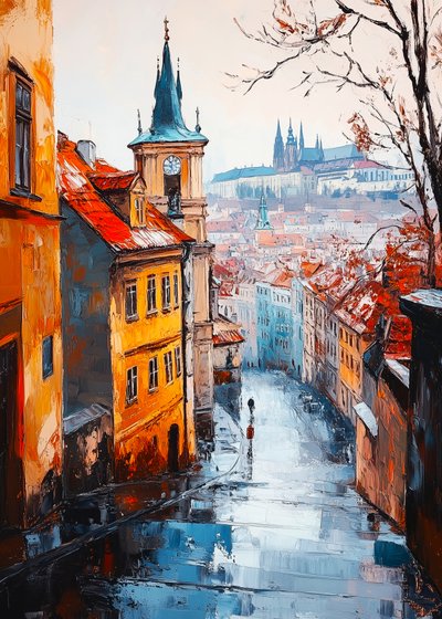 Úvahy o pražských ulicích od Justyna Jaszke