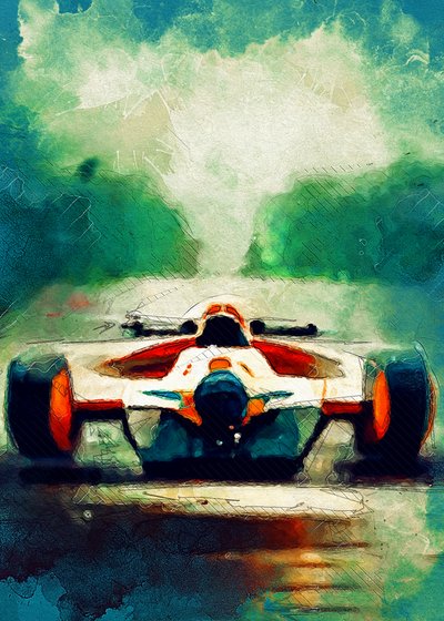 Formulový vůz s vysokou rychlostí od Justyna Jaszke