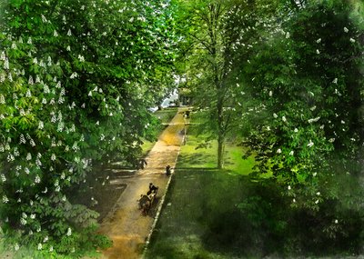 Cesta Spring Park od Justyna Jaszke