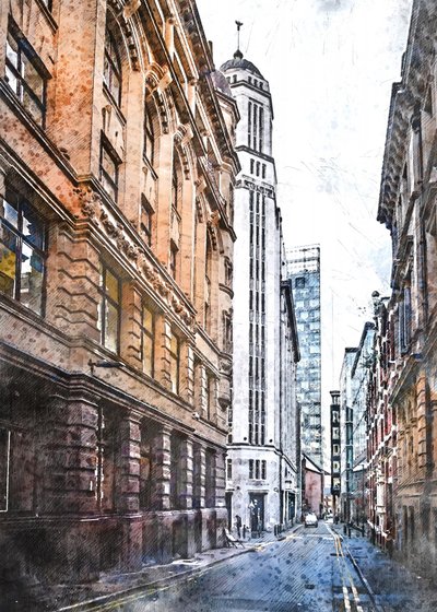 Pohled na Tall City od Justyna Jaszke