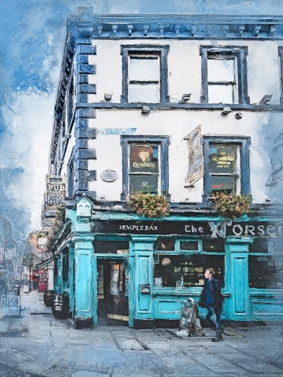 Temple Bar, Dublin od Justyna Jaszke