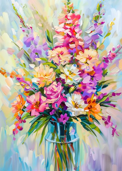Zářivá květinová kytice od Justyna Jaszke