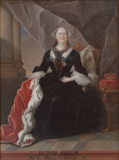 Antonia Amálie. vévodkyně z Brunswicku a Lüneburgu. Narozen 22. dubna 1696 od KMS Stroe 16 H Ubekendt
