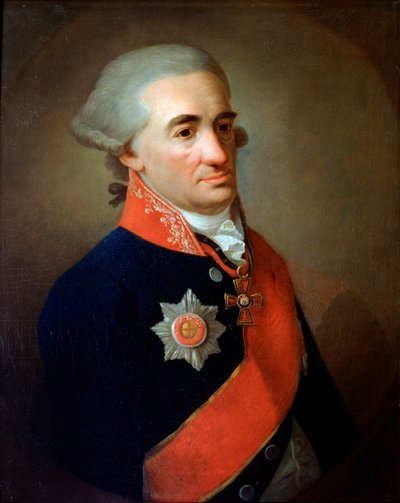 „Portrét básníka Michaila M. Cheraskova“, konec 18. století od K Goekke