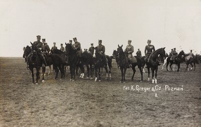 Album Jack Bosio - Válečné tažení 1917-1920: Vojenská mise v Polsku (Varšava - Posen) březen-duben 1919, koňská baterie v Poznani (Poznaň), 03-041919 od K. Greger
