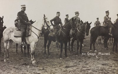 Album Jack Bosio - Válečné tažení 1917-1920: Vojenská mise v Polsku (Varšava - Posen) březen-duben 1919, koňská baterie v Poznani (Poznaň), 03-041919 od K. Greger