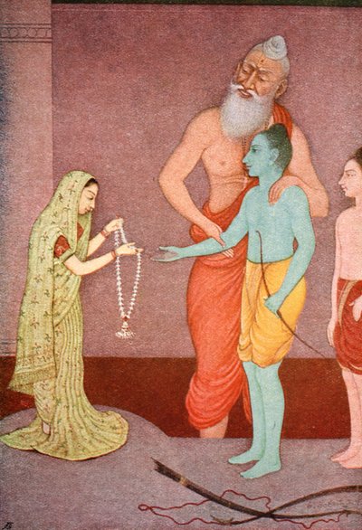 Rámova svatba, 1913. od K Venkatappa