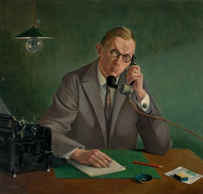 portrét dr E. Müller-Kamp od Käthe Hoch