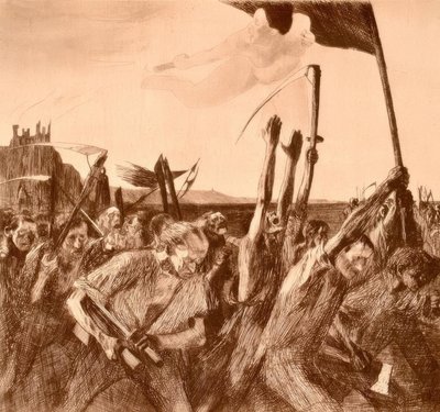 vzpoura od Käthe Kollwitz