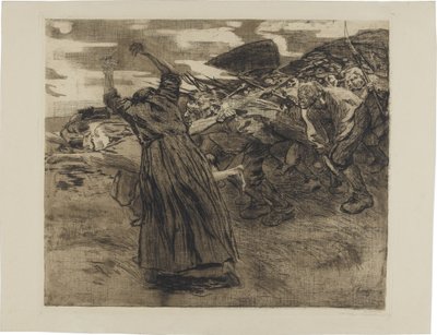 Selská válka, list 5: Vypuknutí od Käthe Kollwitz