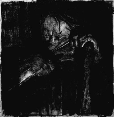 Při bušení od Käthe Kollwitz