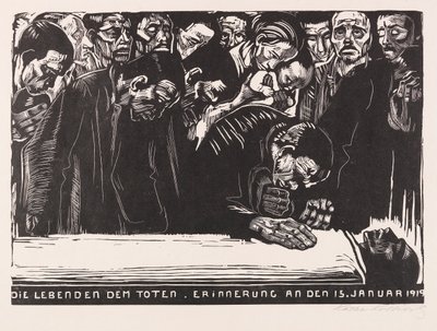 Pamětní list pro Karla Liebknechta, 1920. od Käthe Kollwitz