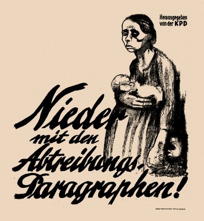 Pryč s paragrafy o potratech!, 1923. od Käthe Kollwitz