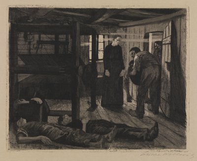 Vzpoura tkalců - konec od Käthe Kollwitz