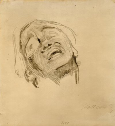 Ženská hlava od Käthe Kollwitz