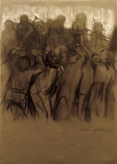 K. Kollwitz, nálet (uhelná stávka) od Käthe Kollwitz