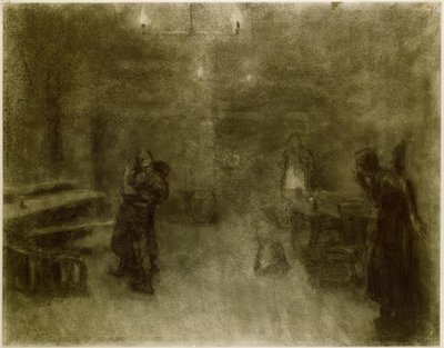 Käthe Kollwitz, scéna z Germinalu od Käthe Kollwitz
