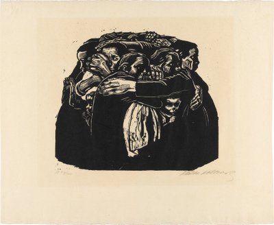 Válka, list 6: Matky od Käthe Kollwitz
