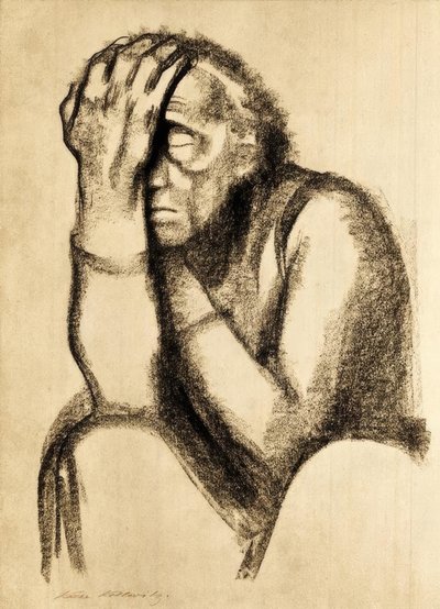 Přemýšlivá žena od Käthe Kollwitz