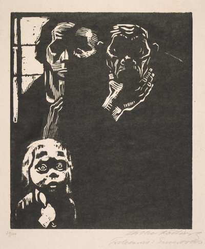Proletariát: č. 1 bez práce od Käthe Kollwitz