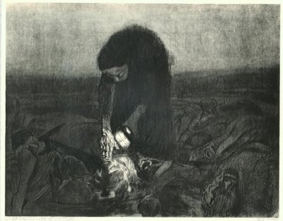 Bojiště od Käthe Kollwitz