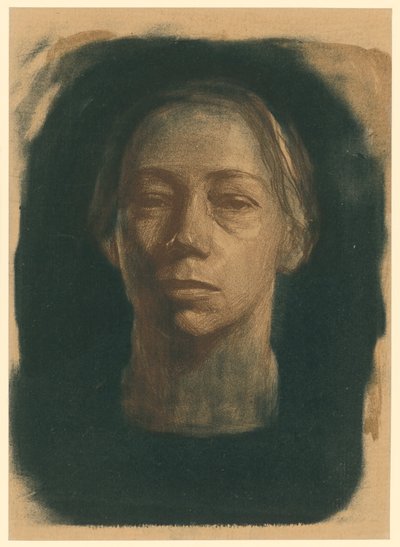Autoportrét en face (1. verze) od Käthe Kollwitz
