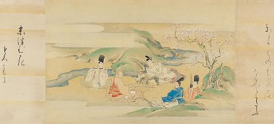 Příběh Genji Genji monogatari, 17. století. od Kaiho Yusetsu