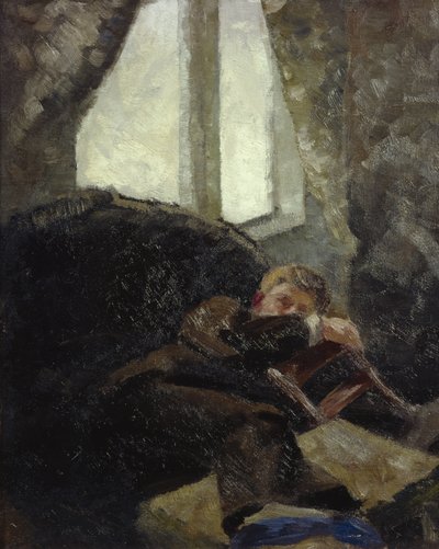 Mladý muž - den poté (Hangover) 1884 (olej na plátně) od Kalle Lochen
