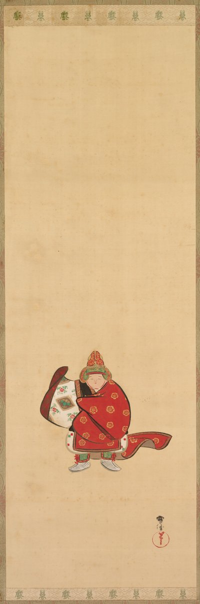 Bugaku Dancer, konec 19.-20. století. od Kamisaka Sekka
