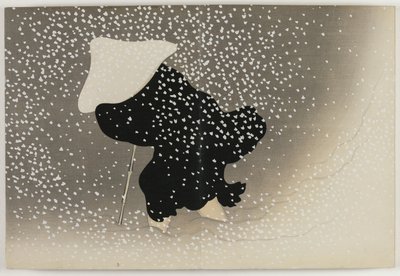 Květiny sta světů (Momoyogusa): Vířící sníh (Tomoe no yuki) od Kamisaka Sekka